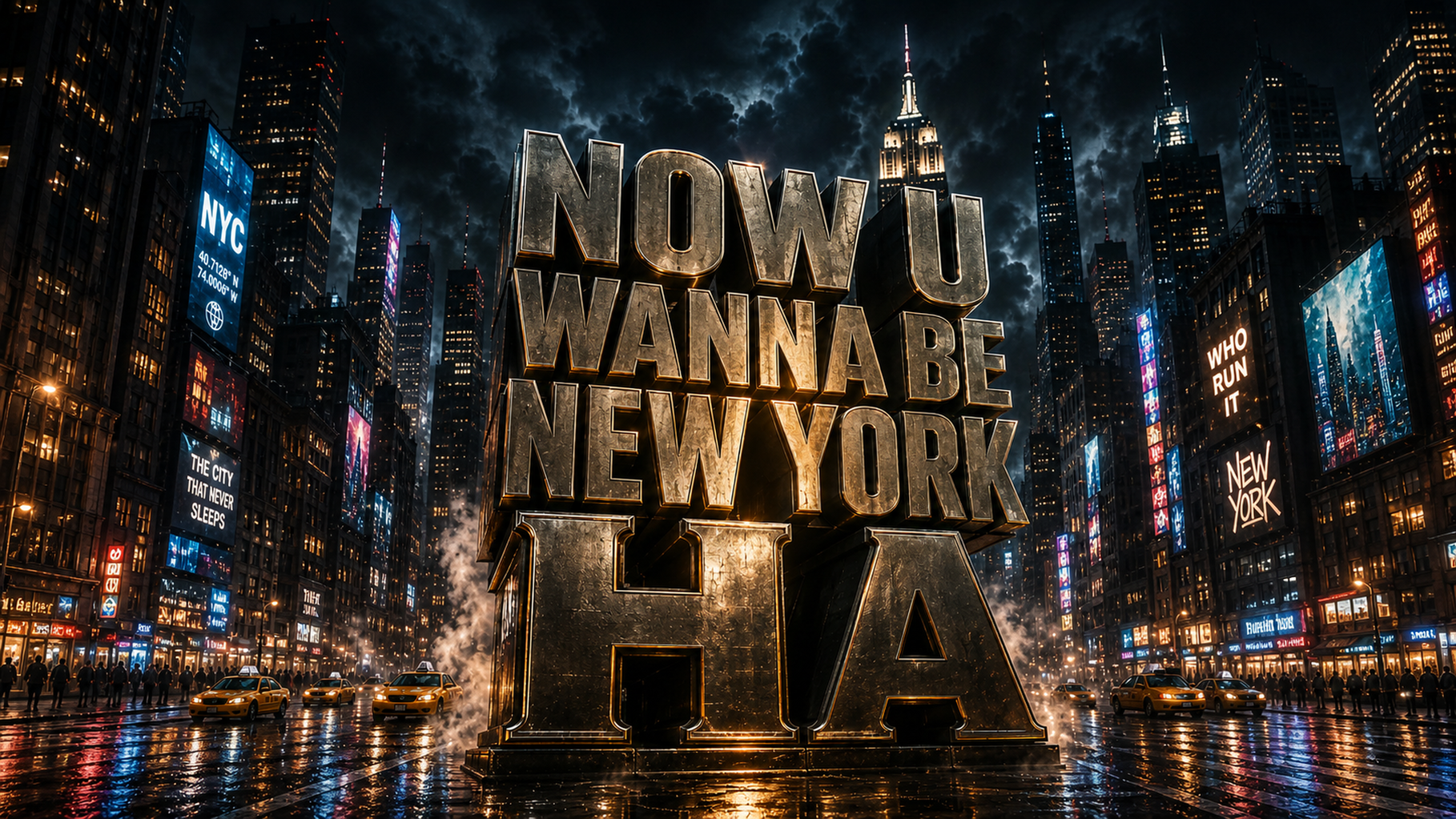 Now U Wanna Be New York artwork